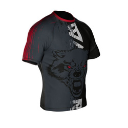 The "Wolf" Rashguard compression shirt is made of DBX MORE DRY M material