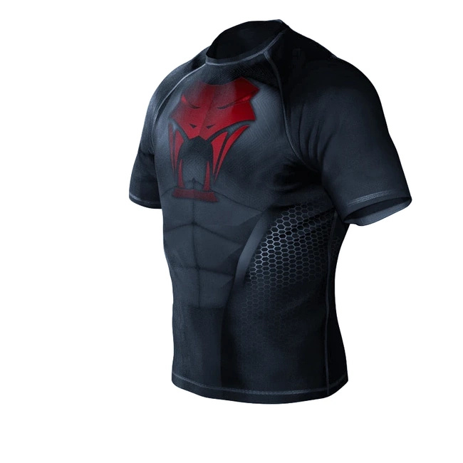 The "Snake" Rashguard compression shirt is made of DBX MORE DRY XXL material