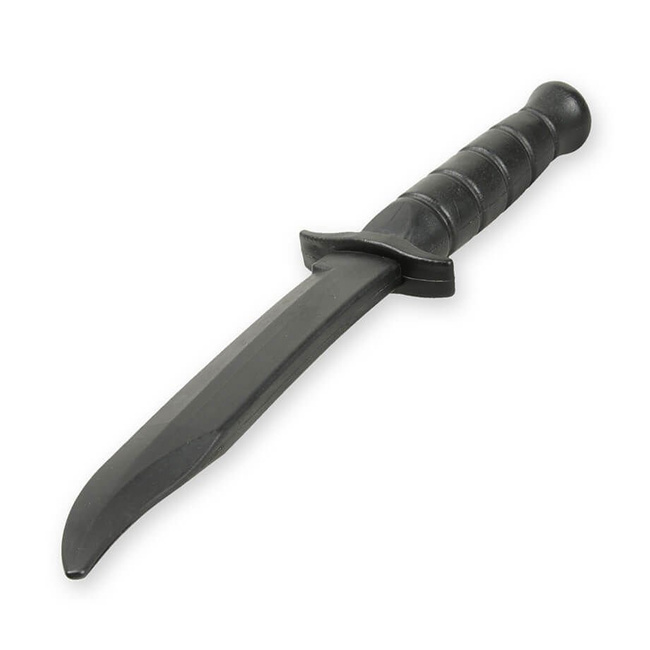 Rubber training knife, imitation knife, black - ARW-5051