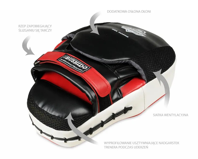 TRAINER'S PAWS, TRAINING DISCS, BUSHIDO, GEL | 2 pieces