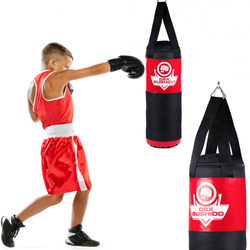 60 cm / 7 kg - Children's punching bag 60 cm x 22 cm - red