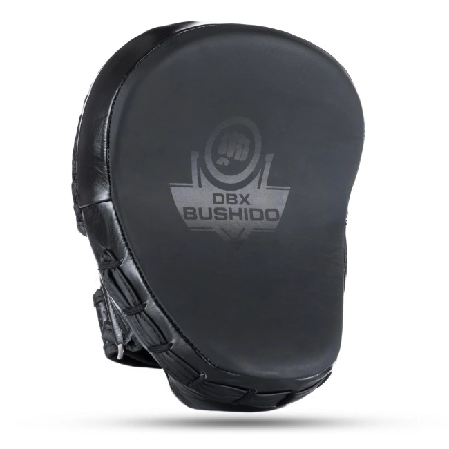 Focus Mitts made of Genuine Leather | Black Leather | 2 pieces