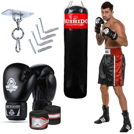130 cm / 30 kg - Home Pro 130 boxing set - Punching bag + gloves