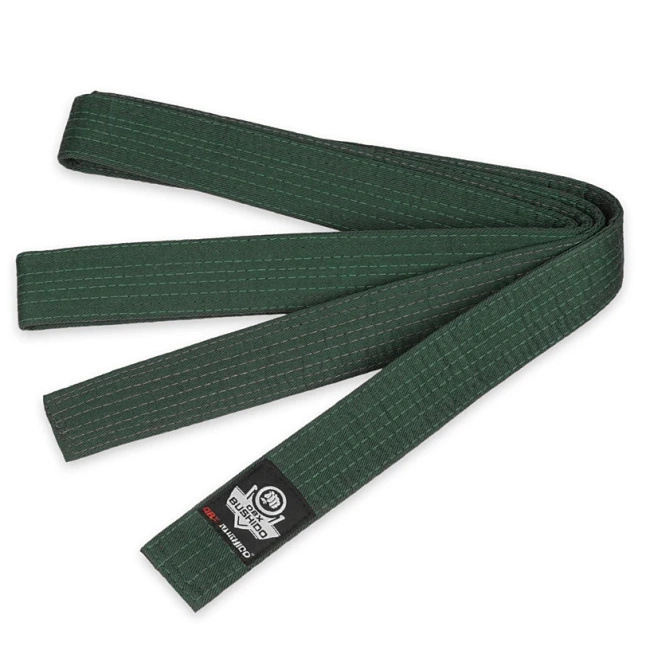 Karate kimono belt - green, 240 cm