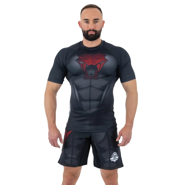 The "Snake" Rashguard compression shirt is made of DBX MORE DRY XXL material