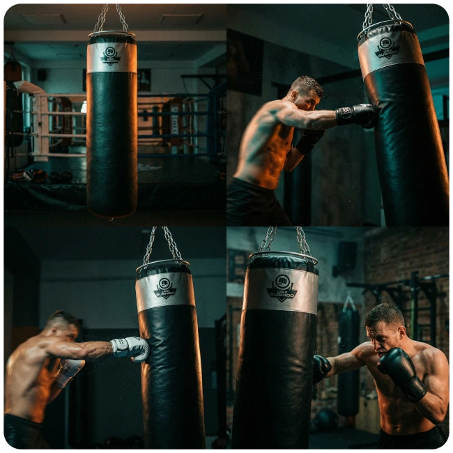 130 cm / 60 kg - 60 KG punching bag! Punching bag with rubber granules SBRX 130 cm Silver