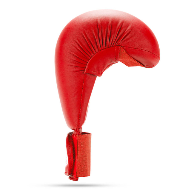 WKF karate gloves - red L wristbands