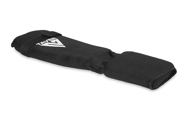 Elastic shin and foot protectors - Taver - Black | XL