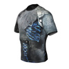 Rashguard short "Bones" MMA, BJJ, DBX compression shirt BUSHIDO R-118H XXL