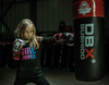 80 cm / 15 kg - Professional punching bag for children and teenagers 80 cm x 30 cm - red