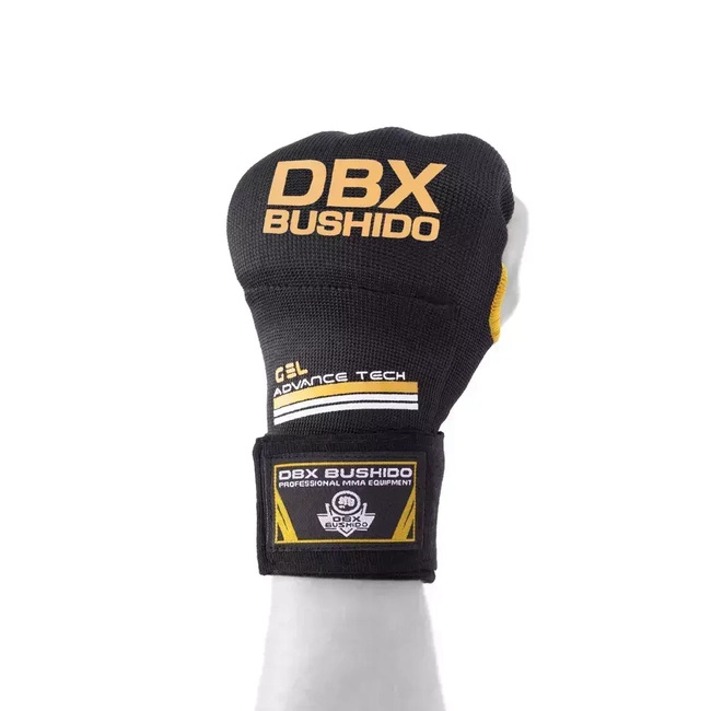 GEL GLOVES, BOXING WRAPS - GOLD - L/XL