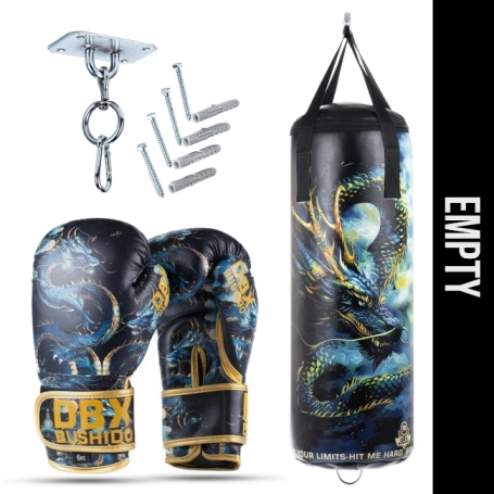 Kids Set Dragon EMPTY Punching Bag + Gloves – 75 cm