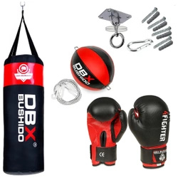 80 cm / 15 kg - Boxing Bag + Gloves + Boxing Ball Gift Set for Children DBX Junior