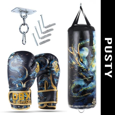 Kids Set Dragon EMPTY Punching Bag + Gloves – 75 cm