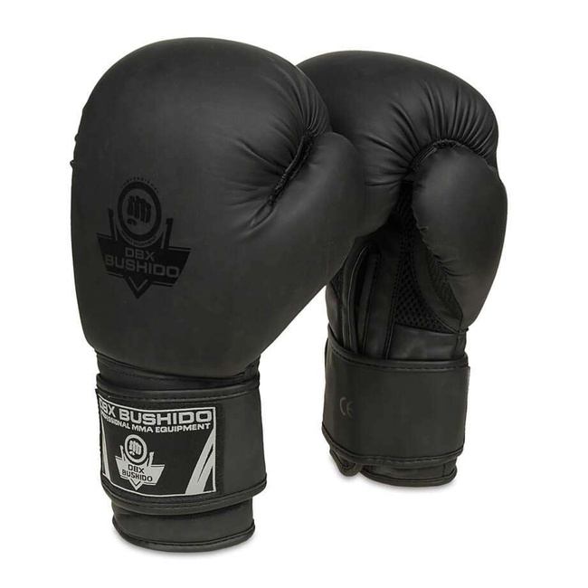 Black Matt training boxing gloves with Active Clima B-2v12 system 16 oz