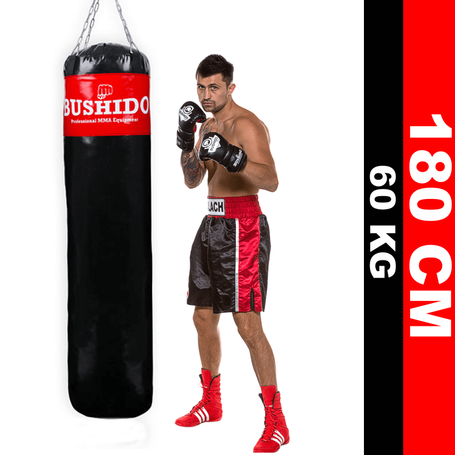Boxing Bag - 180 Red - 180 cm / 60 kg