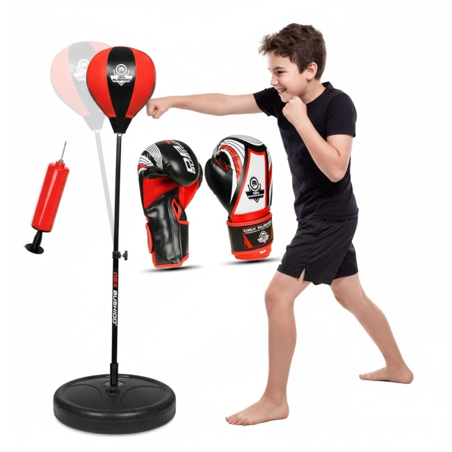 DBX PRO set - Standing boxing bag + boxing gloves + pump + keychain