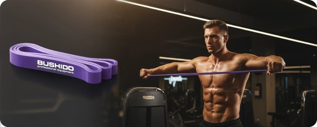 Power Band 32 - Reinforced Training Rubber DBX BUSHIDO PURPLE 16-39 KG