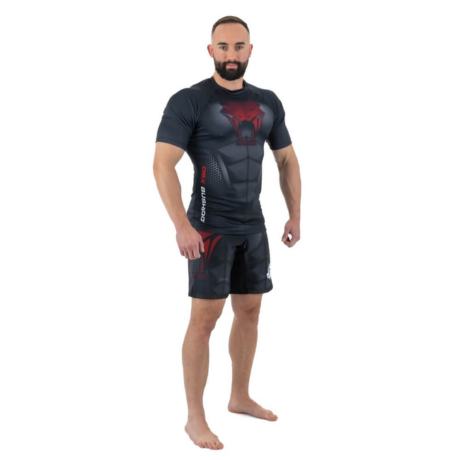 The "Snake" Rashguard compression shirt is made of DBX MORE DRY L material