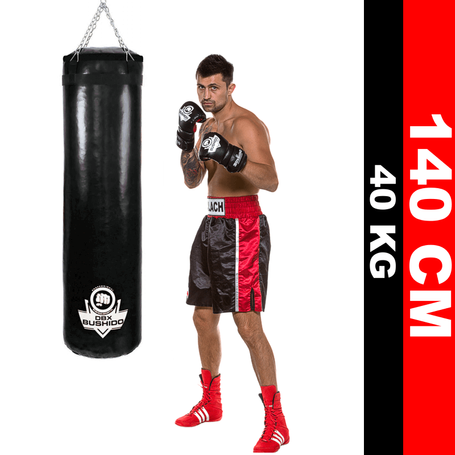 Boxing Bag - 140 Black - 140 cm / 40 kg