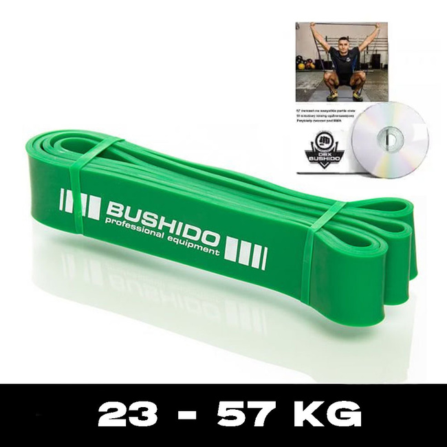 Power Band 44 - Reinforced Training Rubber DBX BUSHIDO - GREEN 23-57 KG