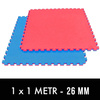 Exercise mat with Safety Certificate - Puzzle 1x1m - Tatami 2 cm