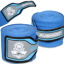 ELASTIC BOXING BANDAGES, 4M BLUE WRAPS