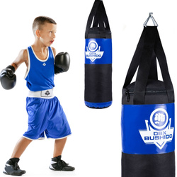 60 cm / 7 kg - Children's punching bag 60 cm x 22 cm - blue