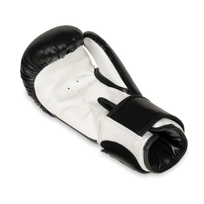 Boxing Sparring Gloves Black and White ARB-407a 14 OZ