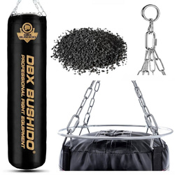 130 cm / 60 kg - 60 KG punching bag + chain hoop