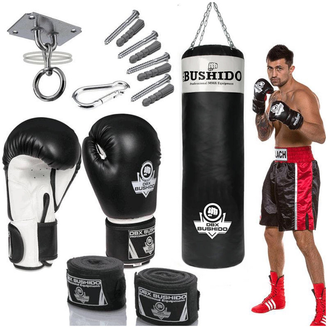 140 cm / 40 kg - Gym Pro 140 Complete Boxing Set