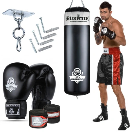140 cm / 40 kg - Gym Pro 140 Complete Boxing Set