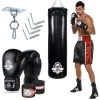 140 cm / 40 kg - GymPro140c boxing set - punching bag + boxing gloves + fixing + wraps