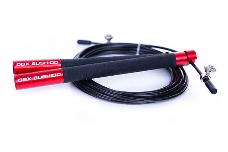 Aluminum skipping rope with bearings, 3 meters long | red | SK54