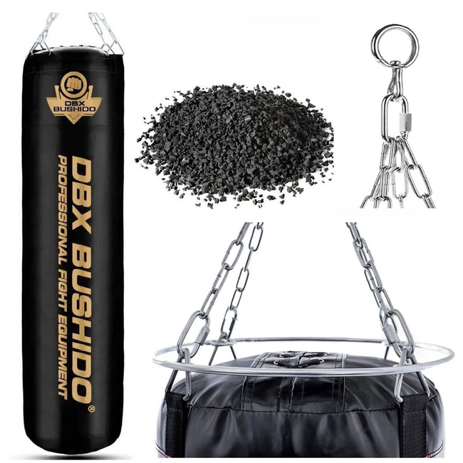 130 cm / 60 kg - 60 KG punching bag + chain hoop