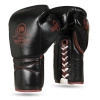 Lace-Up Multi-Layer Boxing Gloves - ProFighter Bordeaux - Legacy Series