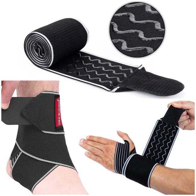 Elastic ankle or wrist band