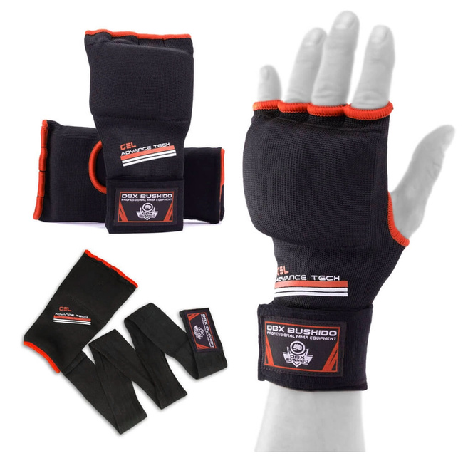 BUSHIDO GEL GLOVES, BOXING WRAPS - ARK-100017A - S/M