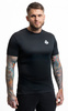 Premium black training t-shirt with white DBX Bushido logo