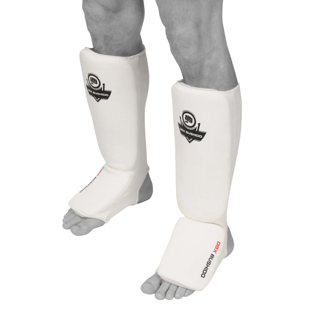 Elastic shin guards - Shin and Foot ARP-2107 - white - L