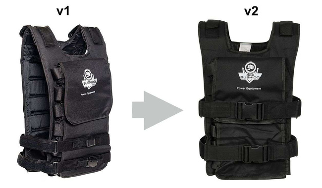 30 kg (12 x 2.5 kg) WEIGHTED VEST WITH WEIGHT