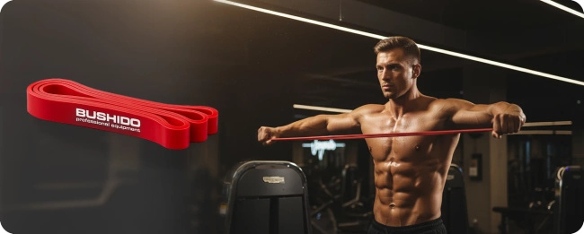 Power Band 13 - Reinforced Training Rubber DBX BUSHIDO RED 7-16 KG