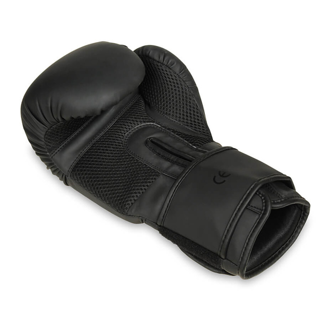 Black Matt training boxing gloves with Active Clima B-2v12 system 16 oz
