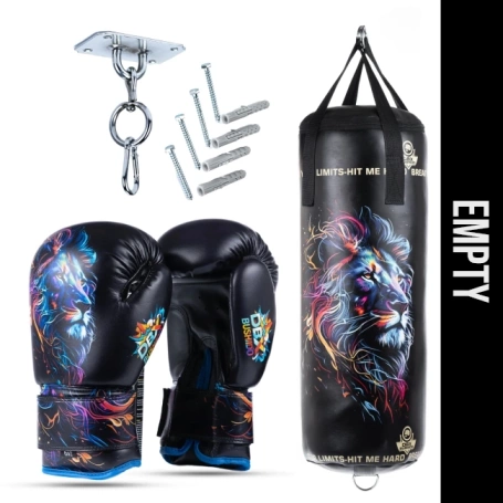 Kids Boxing Set Leon EMPTY | Bag + Gloves – 75 cm /