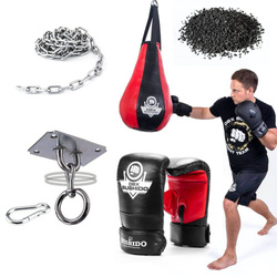 Boxing set: 30KG boxing bag + ceiling mount + chain + RP4 instrument gloves