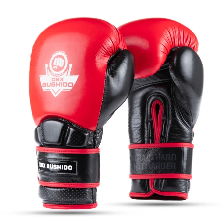Warrior RED boxing gloves DBX BUSHIDO