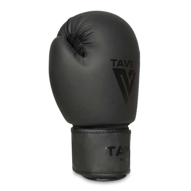 TAVER Black 8oz boxing sparring gloves