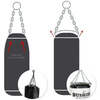 130 cm / 60 kg - 60 KG punching bag! Punching bag with rubber granules SBRX 130 cm Silver