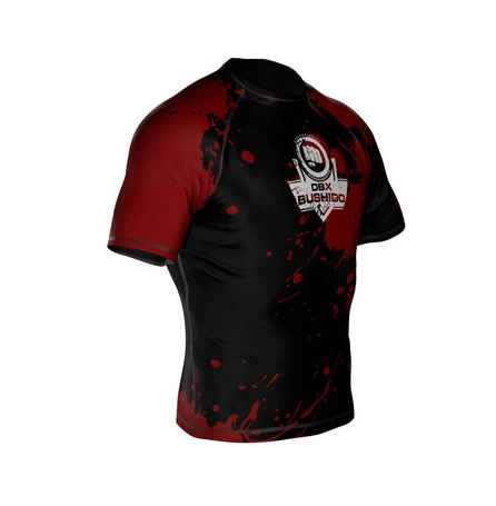 The "Blood" Rashguard compression shirt is made of DBX MORE DRY L material