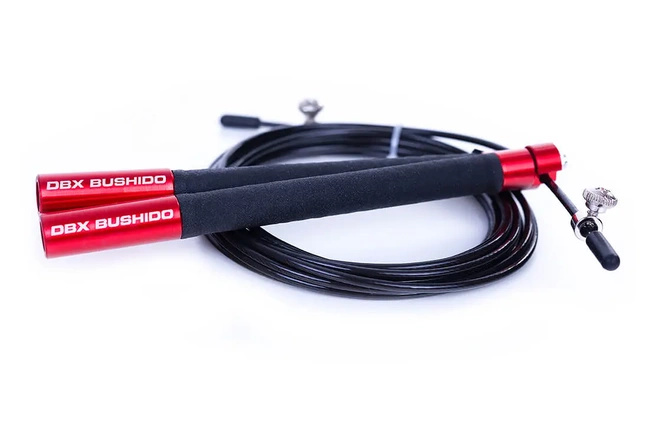 Aluminum skipping rope with bearings, 3 meters long | red | SK54